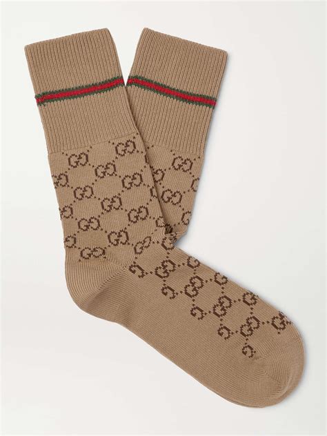 fake men brown design gucci socks|gucci designer socks men.